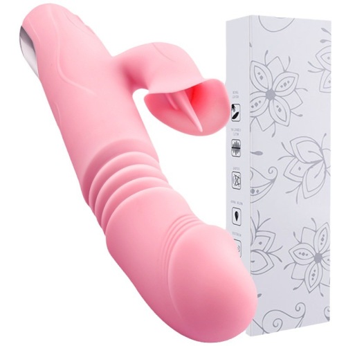 Jiyu vibrator flirting telescopic masturbator G-spot vibrating massager for girls fun adult sex toys