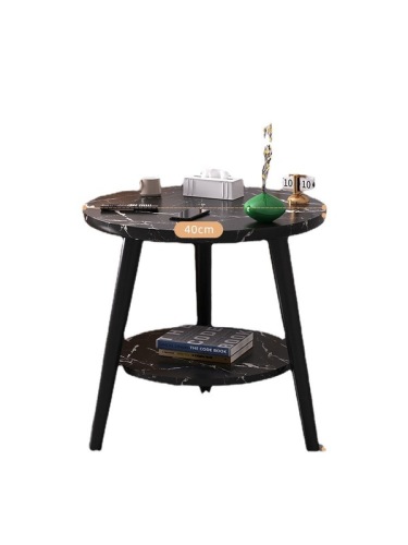 Sofa side modern minimalist living room small coffee table small apartment bedroom bedside table simple balcony coffee table round table
