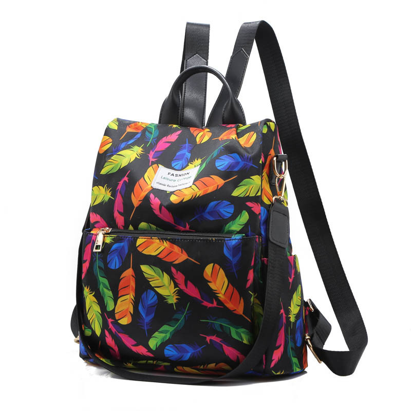Student schoolbag junior high school student large capacity anti-theft backpack Korean version printed girl backpack campus new wholesale