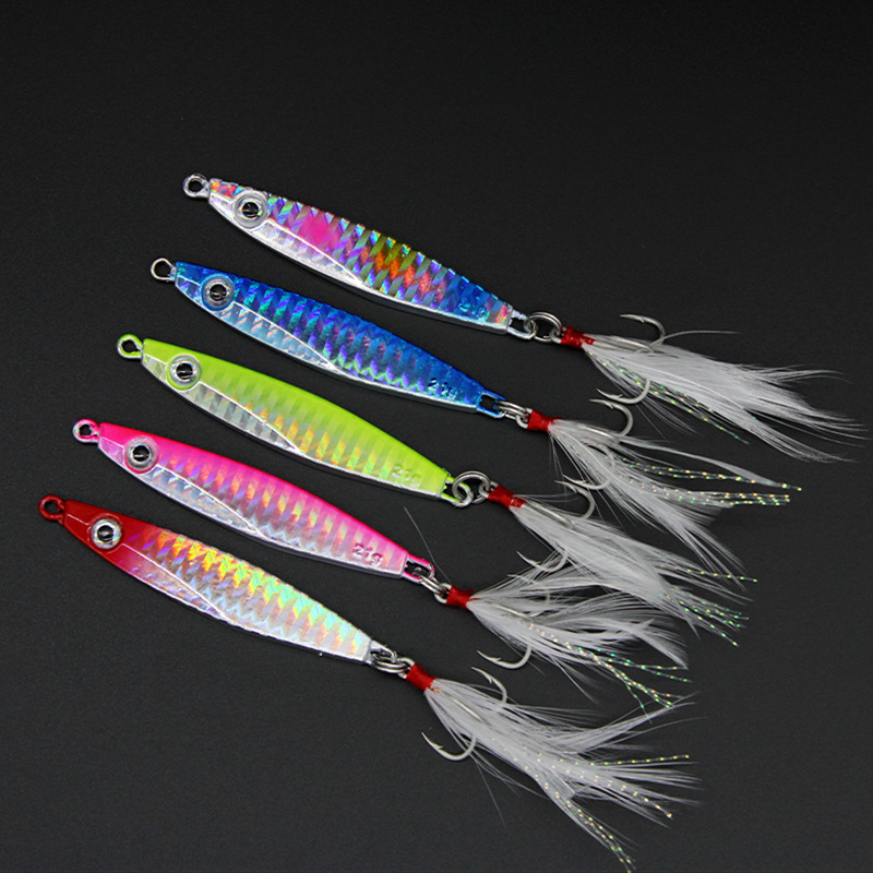 Emma iron plate lure shore cast iron plate lure wholesale fishing gear bare chip bare plate bionic bait falling long cast ima