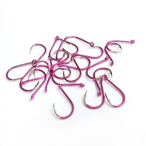 Sea fishing hooks imported from Japan, special grade purple purple electric tubes, hooks with barbs, large packaging for sea fishing