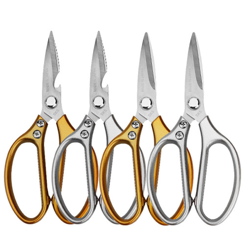 SK5 fourth generation scissors household kitchen chicken bone food aluminum handle scissors food scissors multifunctional stainless steel scissors