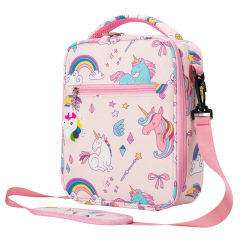 2021 Amazon New Crossbody Unicorn Insulated Bag Large Crossbody Printed Student Lunch Bag