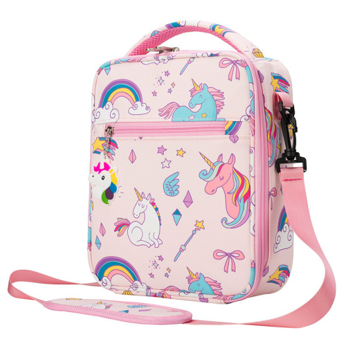  Amazon New Crossbody Unicorn Insulated Bag Large Crossbody Printed Student Lunch Bag