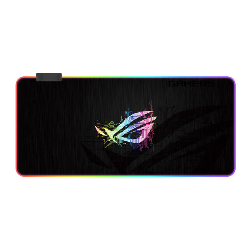 Luminous mouse pad, extra large RGB gaming e-sports keyboard pad, thickened office desk pad, LED colorful large size