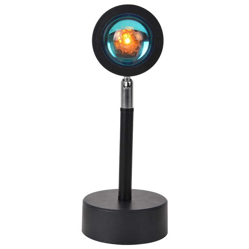 Creative led sunset lamp cross-border dawn rainbow projection sunset lamp afterglow atmosphere photo internet celebrity table lamp