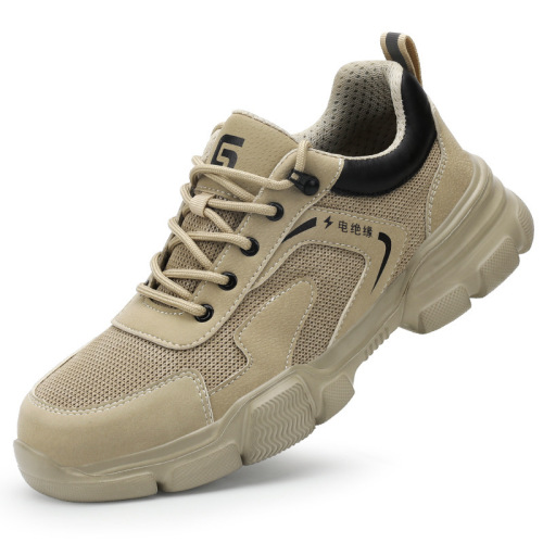 Insulated shoes are lightweight and comfortable, men's plastic toe caps, anti-smash, anti-puncture, four-season protection, insulated 10KV electrician shoes wholesale