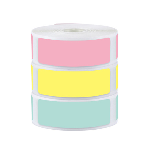 P11 P12 label paper mini thermal white color label printing paper label sticker