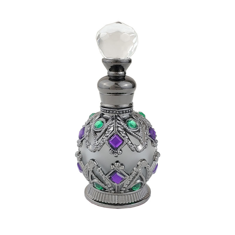 Dubai Perfume Bottle True Blue Same Perfume Sub-Bottle 15ml Arabian Essential Oil Glass Bottle Wholesale