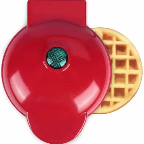 Cross-border CE certified mini waffle maker for home use MIN MAKE WAFFLE children's toast baking machine