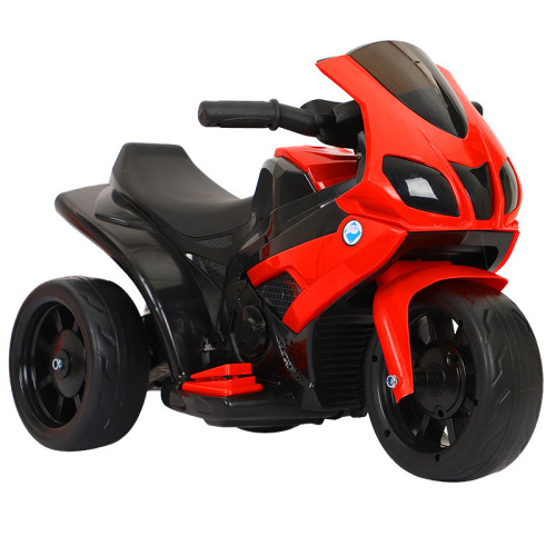 New children's electric motorcycle, child tricycle, male and female baby battery car, can sit on a person, rechargeable toy car