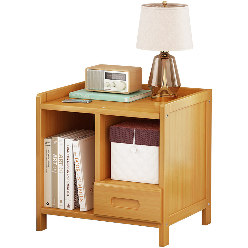 Solid wood bedroom bedside cabinet storage cabinet simple drawer storage cabinet household small bedside cabinet storage rack multi-function