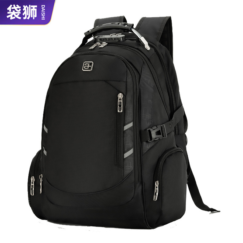 Cross-border casual backpack men's waterproof anti-theft computer backpack men's fashion large capacity outdoor travel backpack