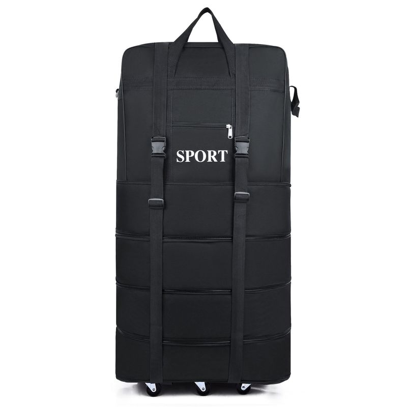 158 Airline Check Bag Folding Large Capacity Moving Luggage Wheel Bag Travel Bag Luggage Bag
