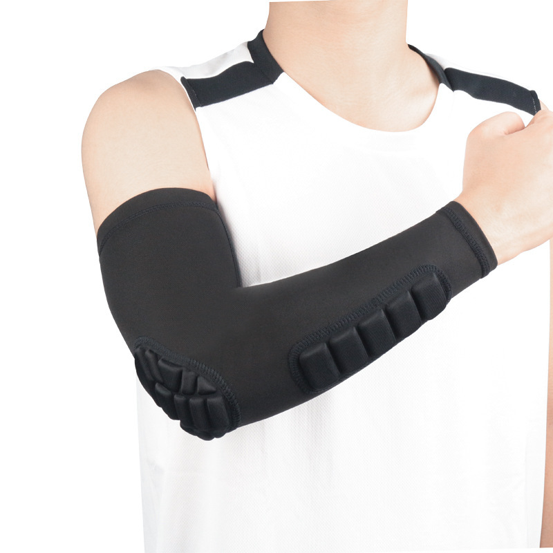 Cross-border outdoor basketball breathable anti-collision elbow pads football badminton protective gear sports protection elbow joint compression arm guards