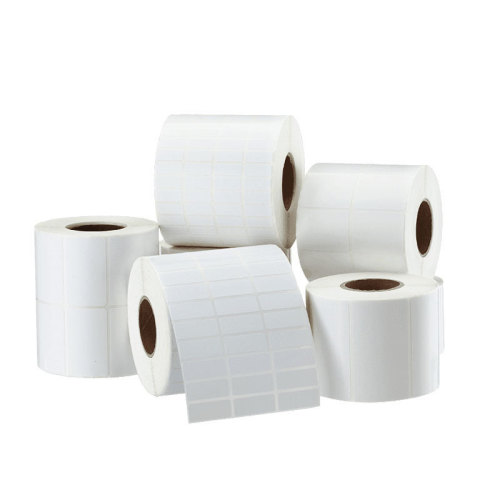 Blank coated paper 100x150 sealing roll self-adhesive label printing paper thermal transfer sticker wholesale