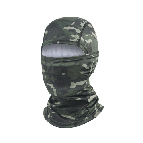 Ruidong camouflage fleece hood outdoor cycling mask mountaineering cold-proof hat sun protection quick-drying warm mask