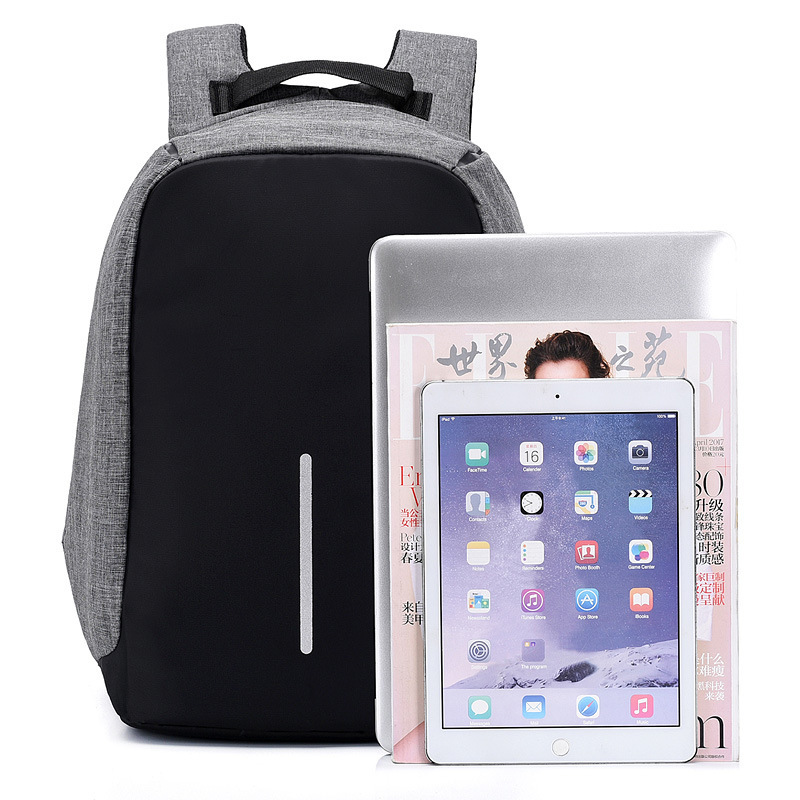 Cross-border backpack men's business travel anti-theft computer bag 15.6-inch school bag waterproof usb charging anti-theft backpack
