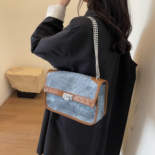 24 New Women's Fashion Shoulder Bag Large Capacity Chain Bag Crossbody Versatile Small Square Bag Summer Casual Handbag