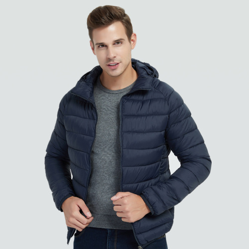 Cross-border cotton coat men's winter coat new fashion cotton coat men's lightweight short hooded cotton jacket