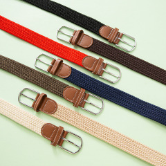 Internet celebrity with popular goods in stock men's canvas belt women's elastic belt Korean version elastic elastic belt wholesale