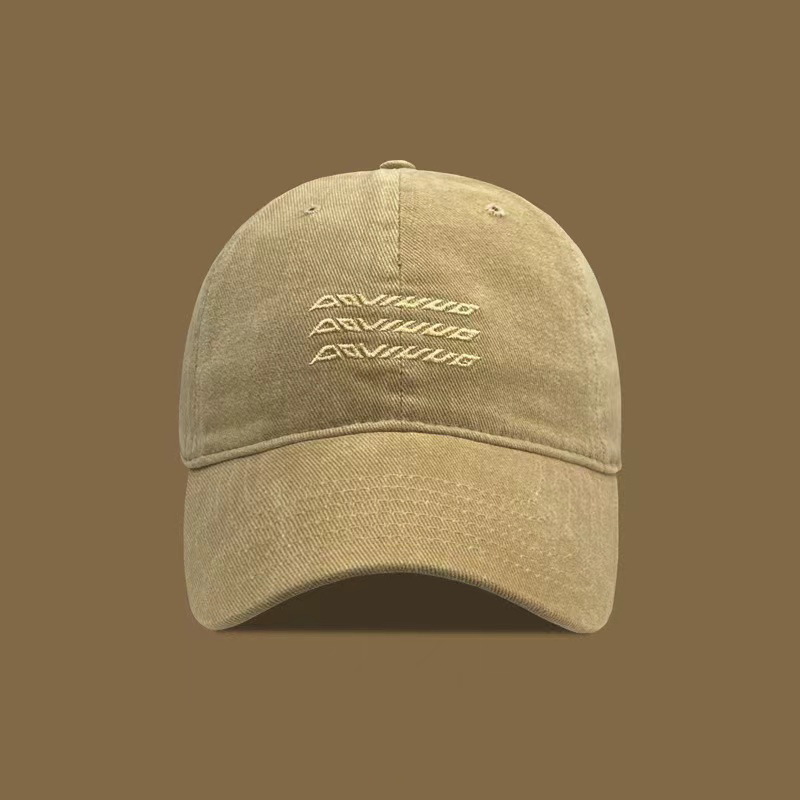 American high-quality embroidered baseball cap for women with large head circumference and face-showing face, versatile peaked cap patch sunshade hat for young couples