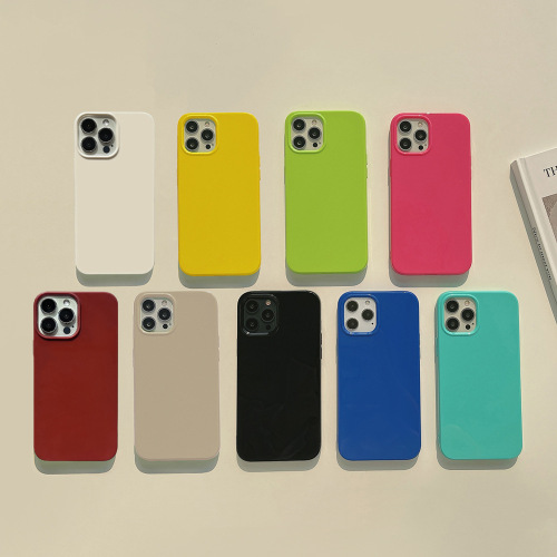 Fluorescent jelly 15 ProMax Apple mobile phone case 16 silicone iphone 13 suitable for 14 thickened XR personality 12 soft