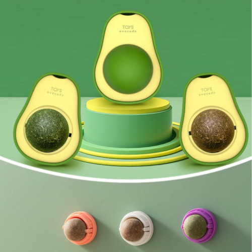 Catnip ball cat toy for teeth grinding, teeth cleaning, bite resistance and boredom relief for kittens, licking and enjoying pet supplies, thickening to play with