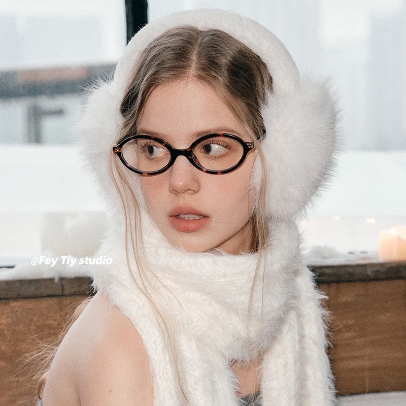 Winter simple and comfortable furry ear warm earmuffs warm imitation fur earmuffs cute furry anti-freeze ear protection
