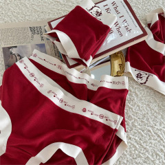 N8368 Full pants 7A underwear antibacterial new year animal year brushed cute cute dragon peace and joy mid-waist underwear for women