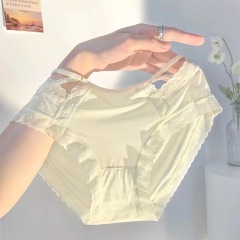 Japanese women's pure desire women's underwear summer thin sexy lace quick-drying sweet girly style triangle shorts cotton crotch