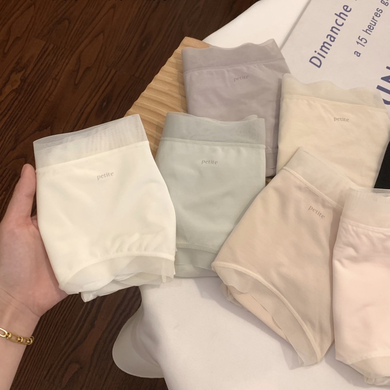 80 Count Modal Women's Underwear Sexy New Summer Thin Girls Mid-waist Ice Silk Seamless Breathable Briefs