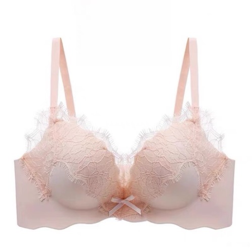 A to C push-up sweetheart milk bubble sexy pure desire lace underwear women's small breasts are gathered to look bigger and thicker without rims bra