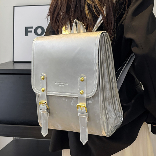 Korean style ins vintage style backpack for women campus forest style retro versatile large capacity student school bag computer backpack