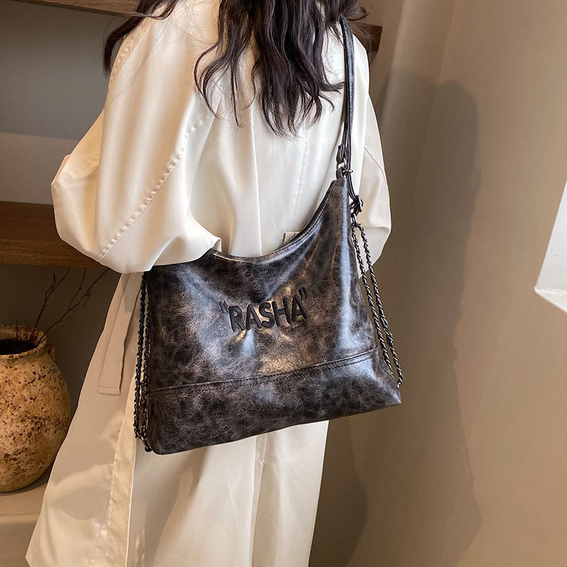 Bags Girls' High-end Single Shoulder Crossbody Bag Autumn and Winter New Niche Leather Texture Multi-Purpose PU Backpack