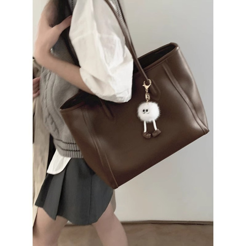 Guangzhou Factory Original Retro Large Capacity Bag Women's Bag Versatile Tote Bag Large Capacity Shoulder Commuting Bag