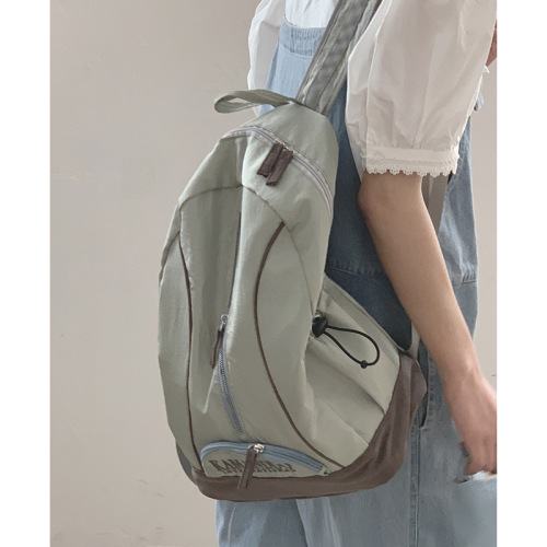 Wholesale nylon canvas bag women's new Korean style backpack casual student class large capacity backpack