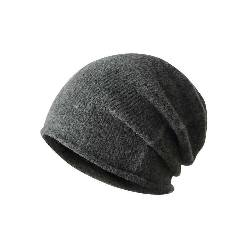 Autumn Thin Wool Pile Hat Men's Warm Baotou Hat Light Solid Color Cold Hat Women's Korean Trendy Pullover Hat