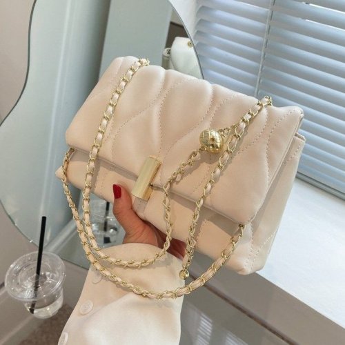 Wholesale fashion simple small bag women's new retro versatile small square bag high-end single shoulder crossbody bag