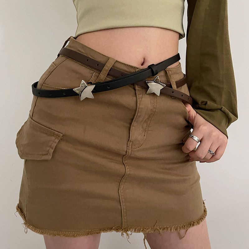 Korean style small belt, versatile, fashionable, narrow belt, women's decoration, high-end sense, ins style decoration trend
