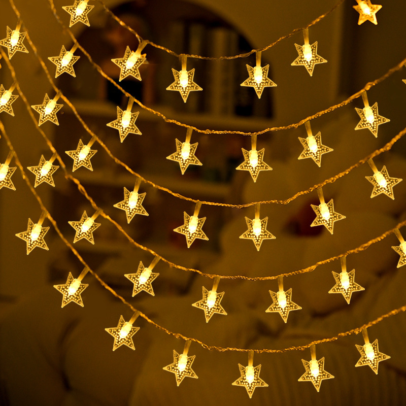 Star lights wholesale led light string small lanterns camping bedroom internet celebrity decoration atmosphere lights Christmas stall layout