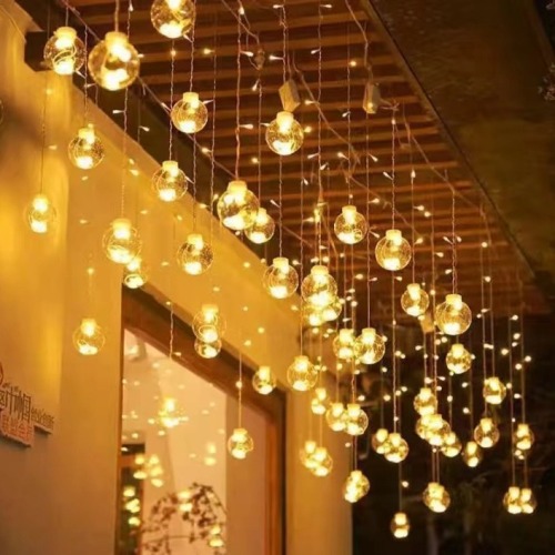 LED wishing ball curtain light string light girl heart romantic atmosphere light room decoration decorative ball bubble light