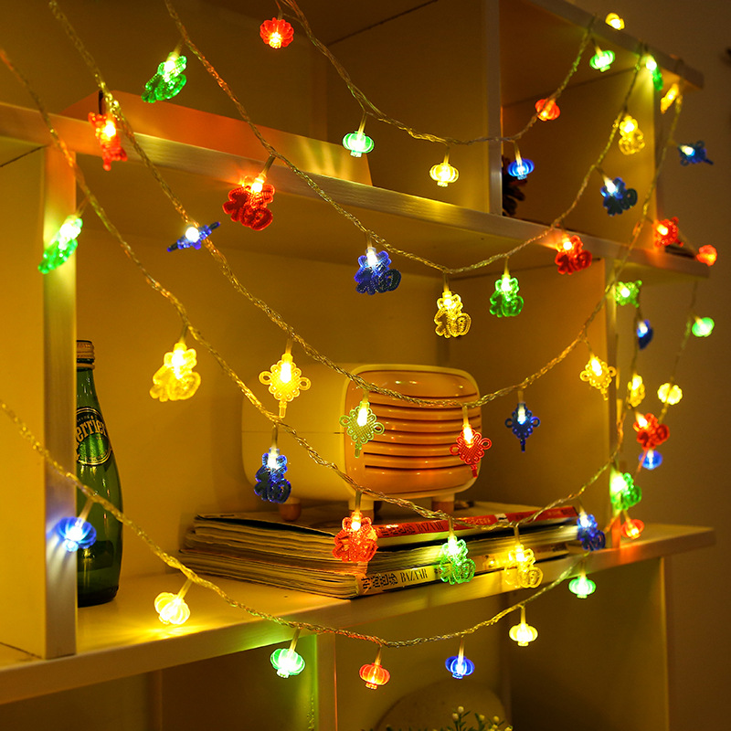 Starry sky lanterns small lanterns Spring Festival New Year festival home decoration blessing Chinese New Year lanterns red lanterns string lights