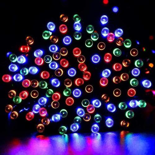 Solar light string solar colored lights with flashing lights 200led light string solar light string outdoor camping