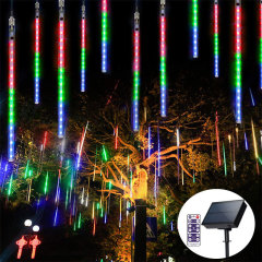 Meteor shower LED flashing lights outdoor waterproof lighting string lights full of stars Nordic Christmas wedding decoration