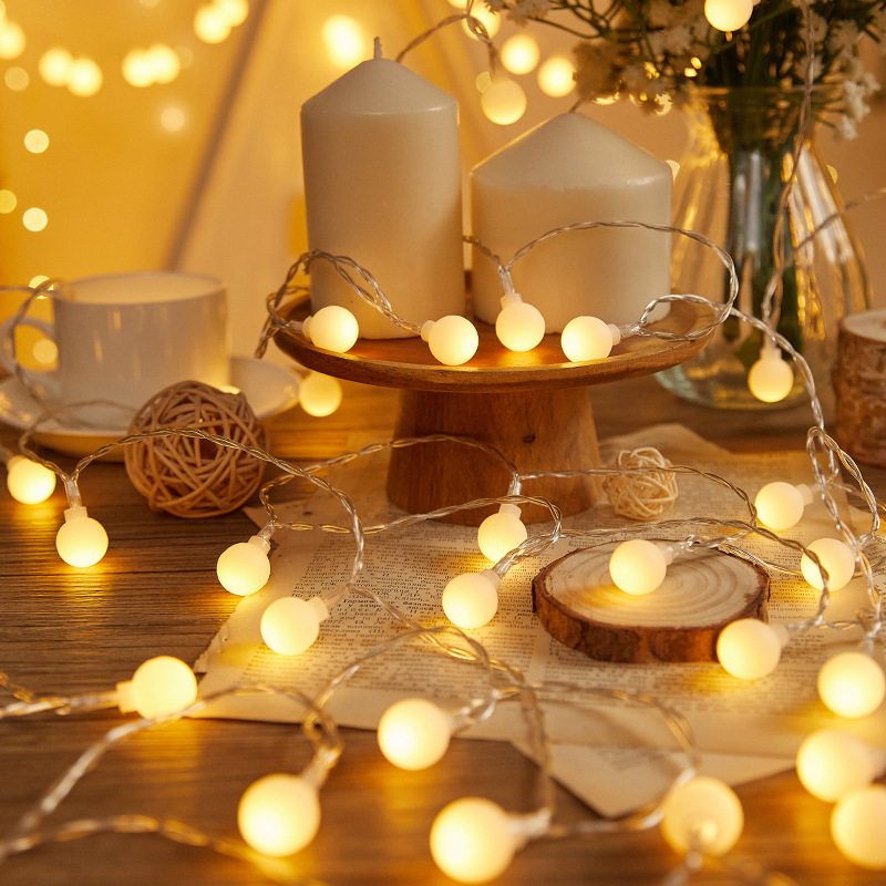 led light string wholesale gypsophila lanterns proposal ball light outdoor camping atmosphere waterproof star light string light