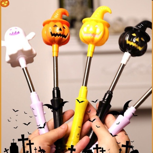 Amazon Halloween Decoration Pumpkin Lantern Children's Toys Hand Crank Props Theme Party Supplies Luminous Ornaments