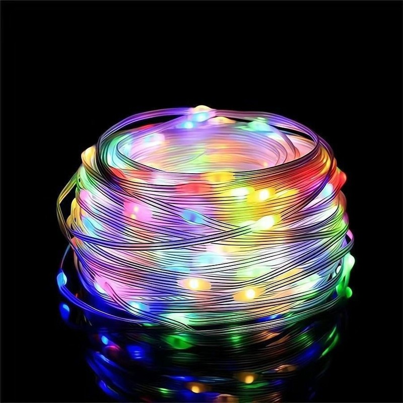 Symphony Leather Thread Lamp Mobile Bluetooth APP Smart Point Control RGB Atmosphere Racing Copper Wire Lamp Leather Thread Lamp