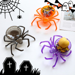 Simulated Spider Skull Candy Dish Halloween Decorations Plastic Spider Fruit Tray Holiday Party Supplies Cross Border