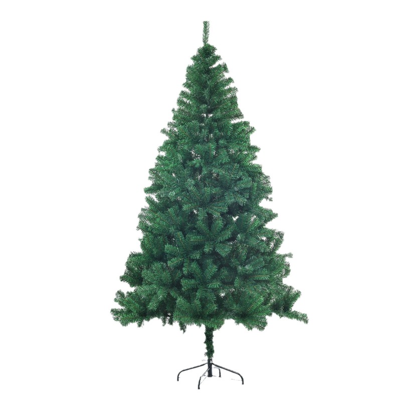 2024 new cross-border encrypted environmentally friendly PVC Christmas tree simulation home Christmas decorations home ornaments